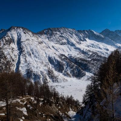 02 Colle Croce Praroussin Sci Alpinismo Val Pellice Piemonte
